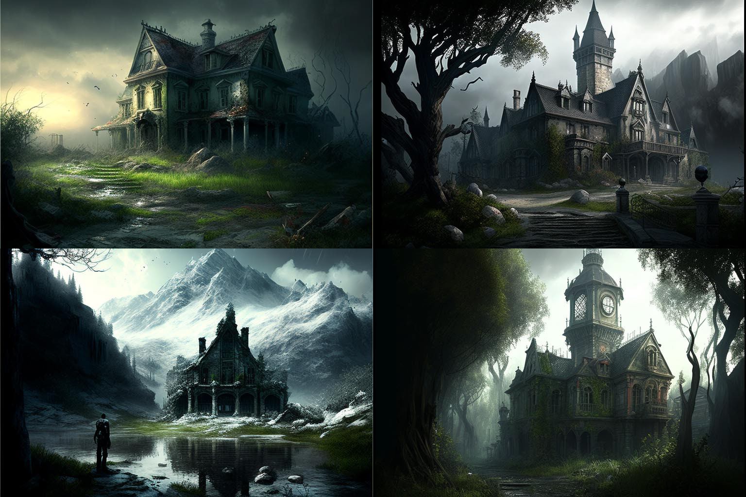 landscape, Resident Evil Style