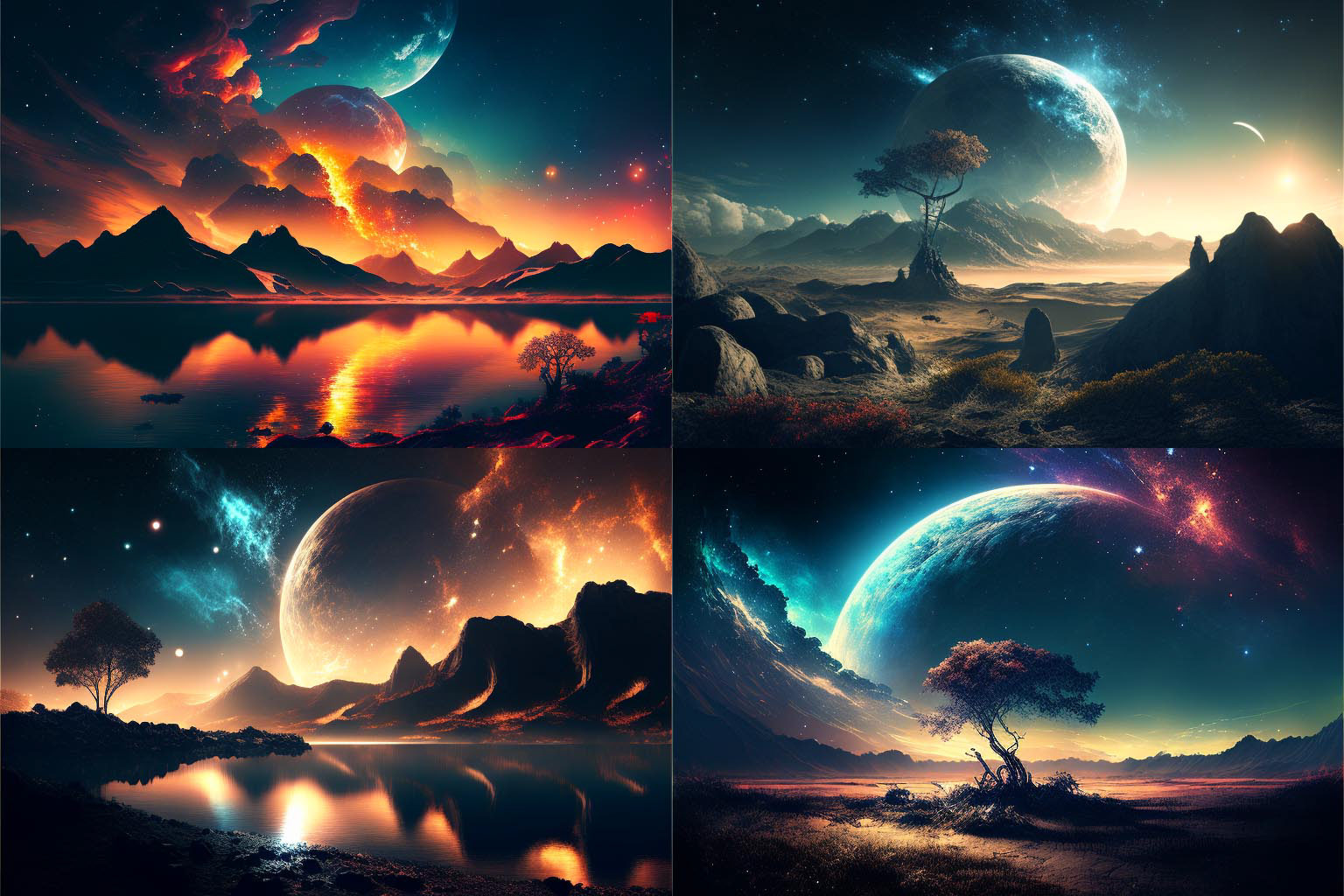 landscape, celestial