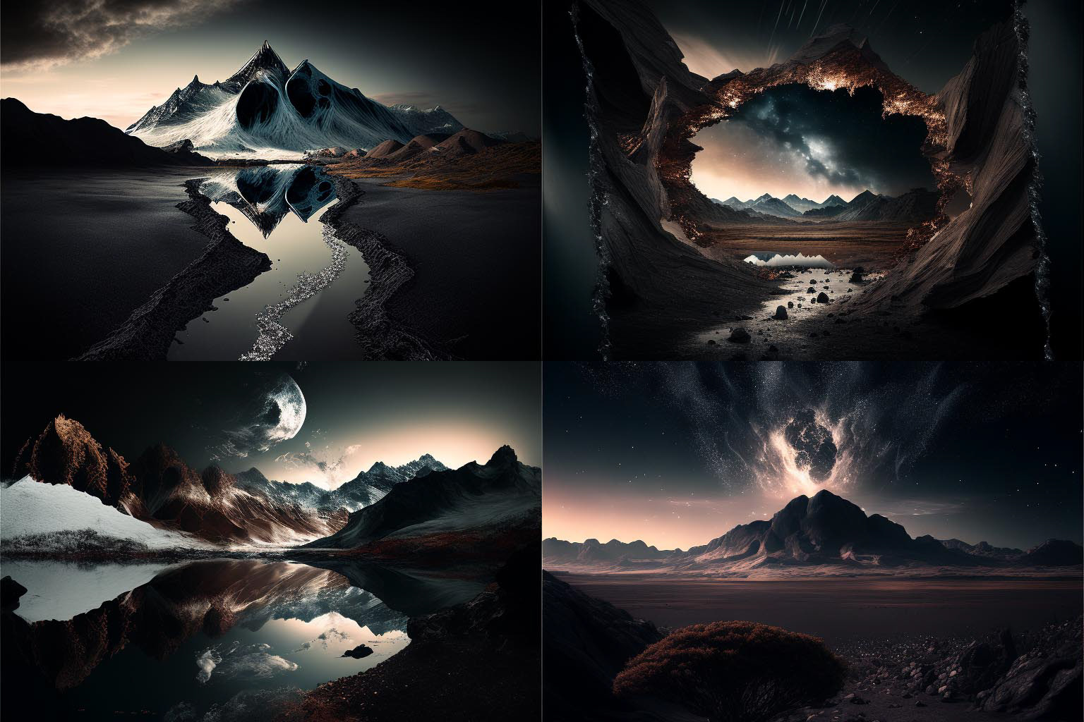 landscape, Dark Matter