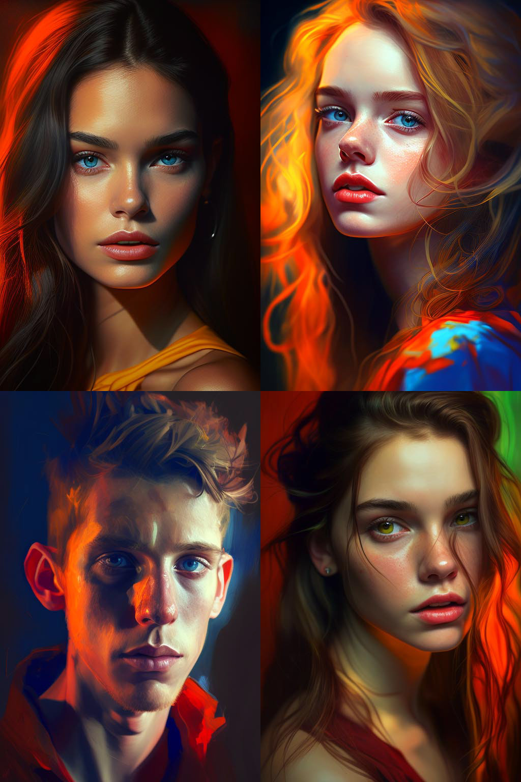 Portrait, High Saturation