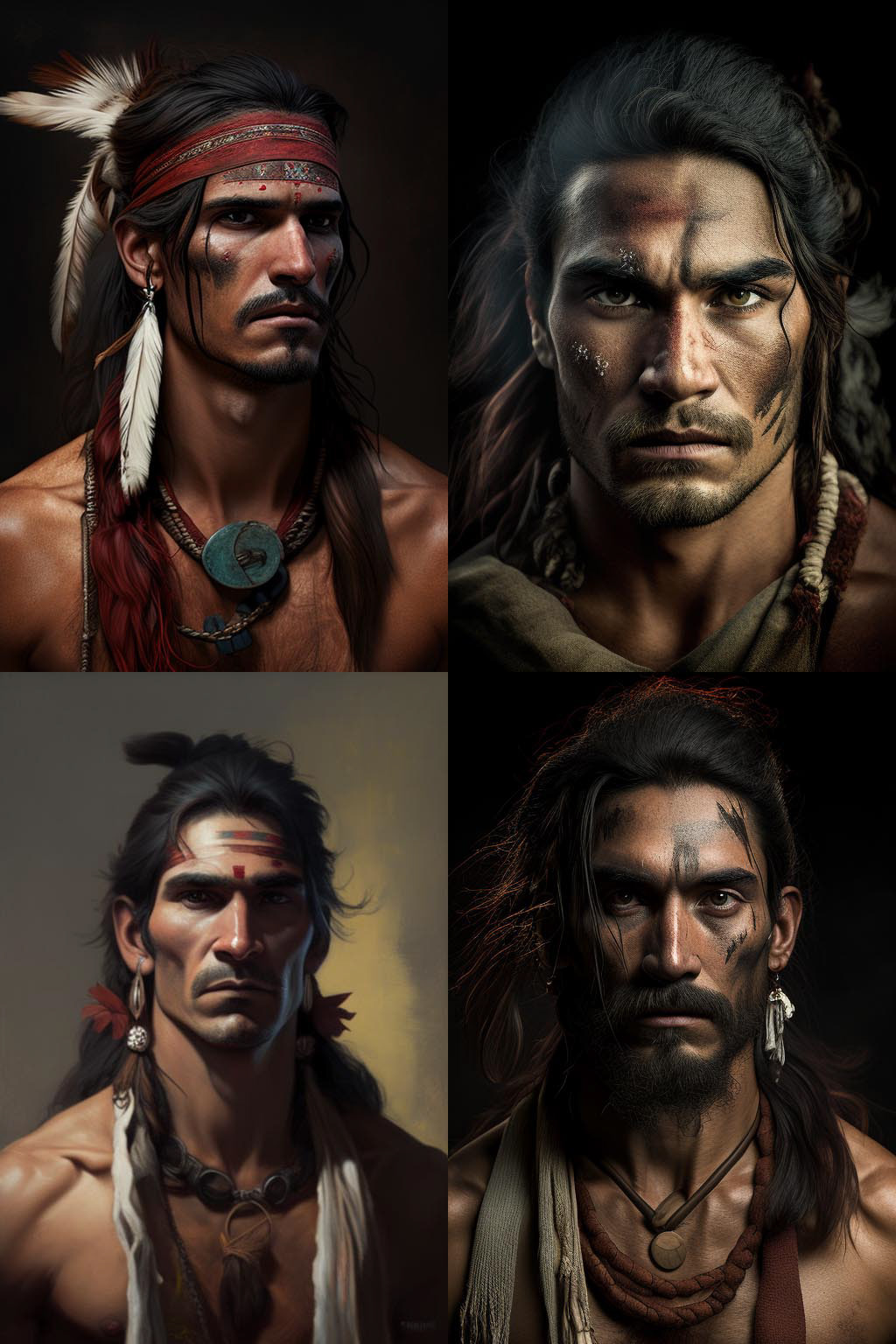 portrait, indian highlander