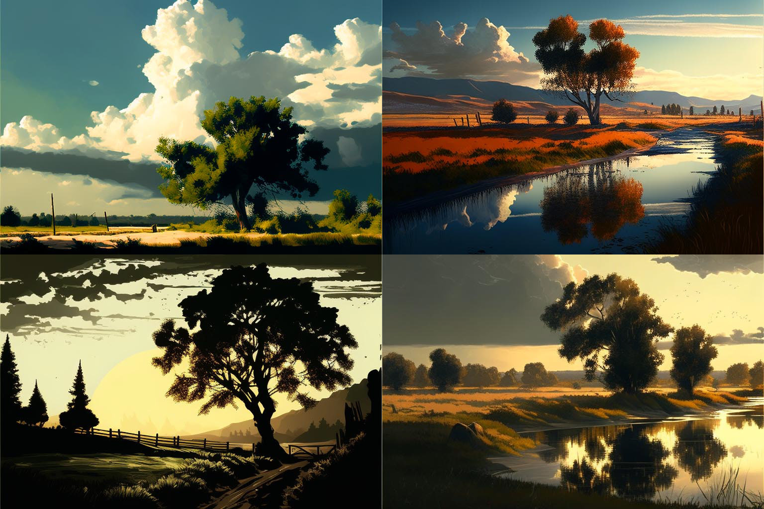 landscape, afternoon