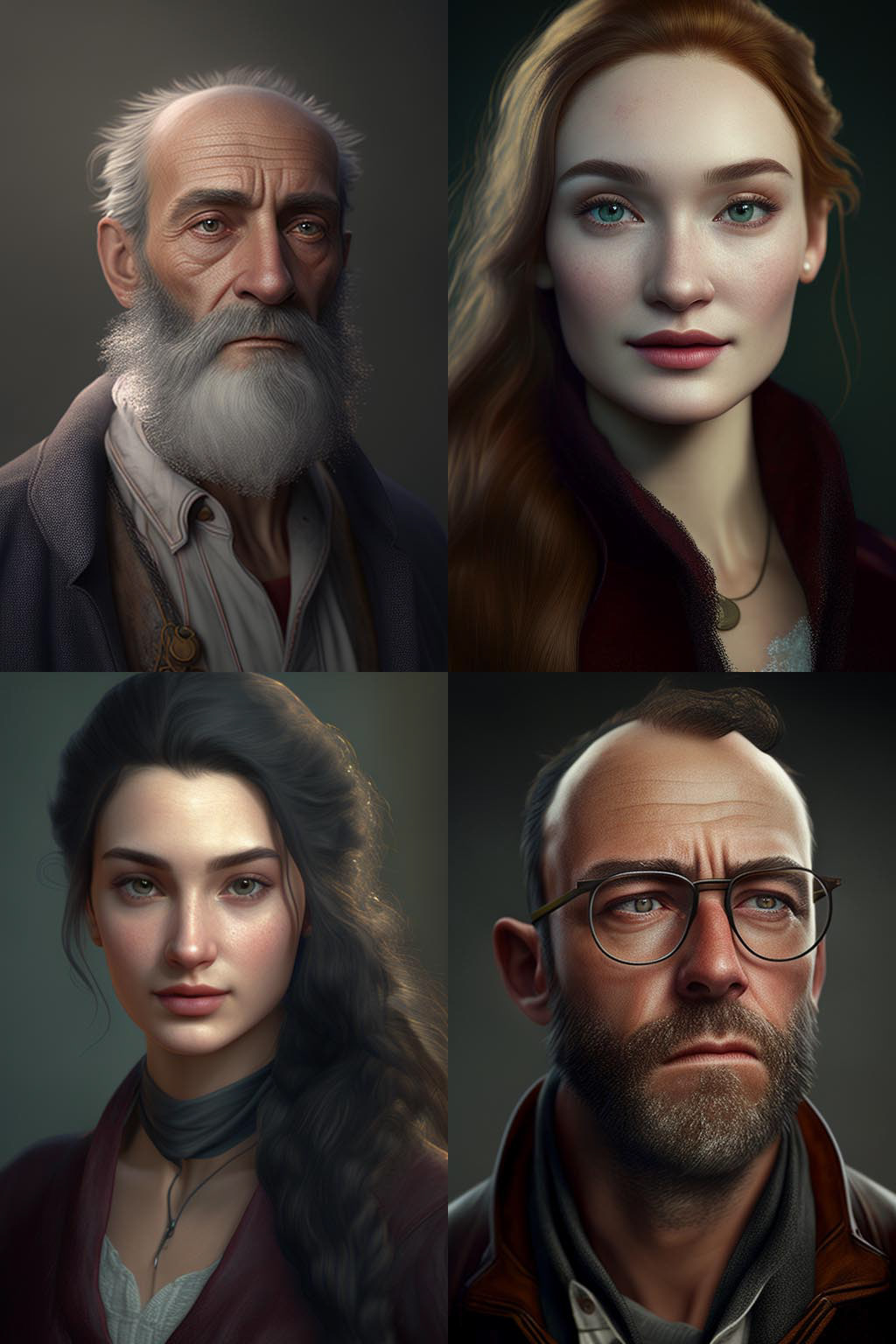 Portrait, Autodesk 3ds Max