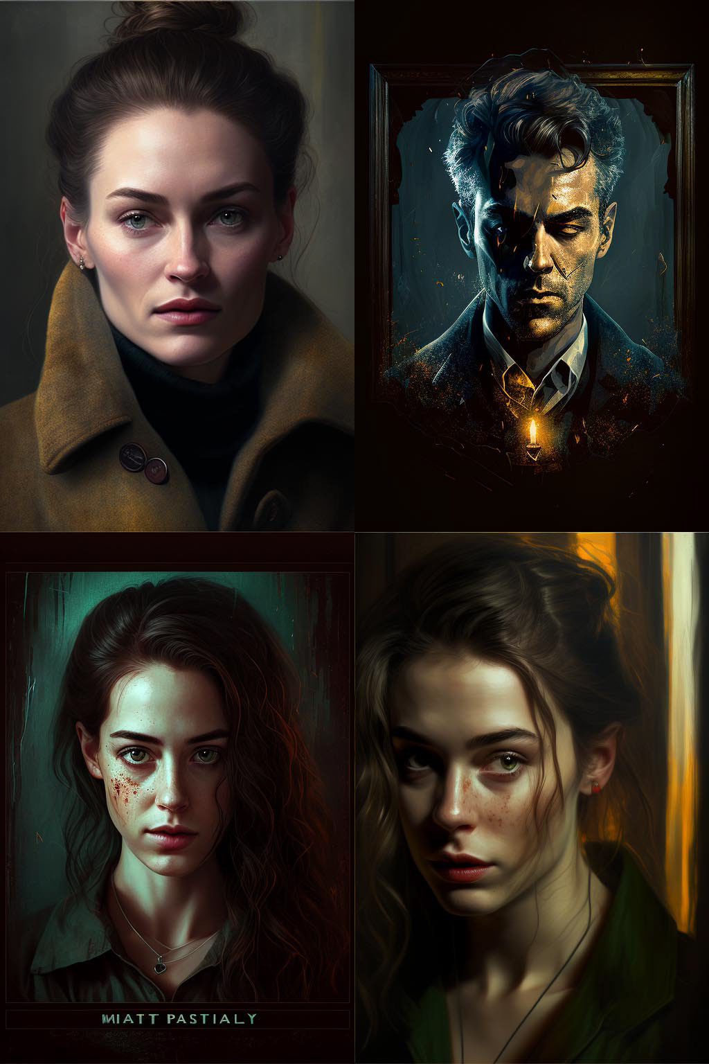 portrait, Mystery thriller