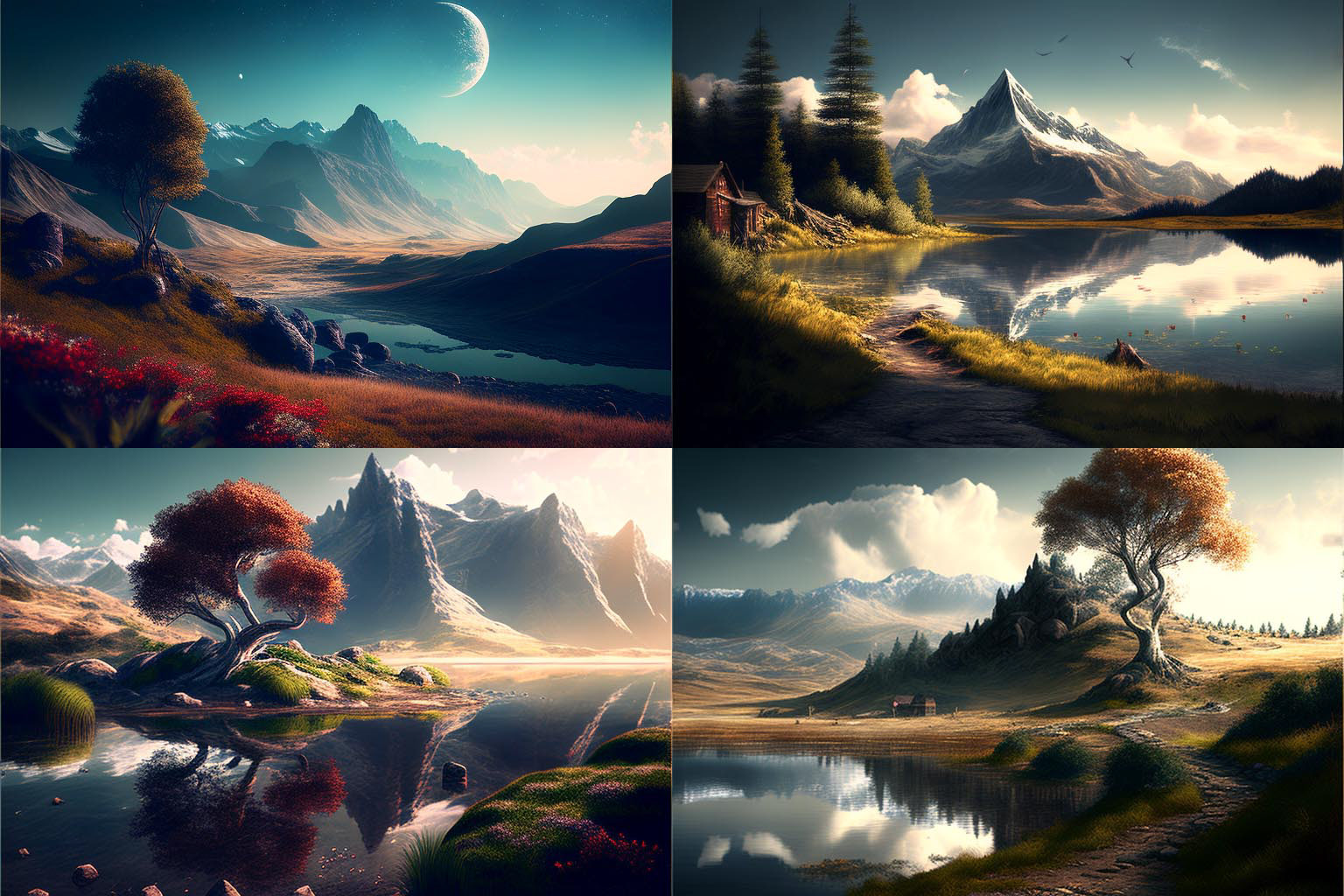 landscape, HD