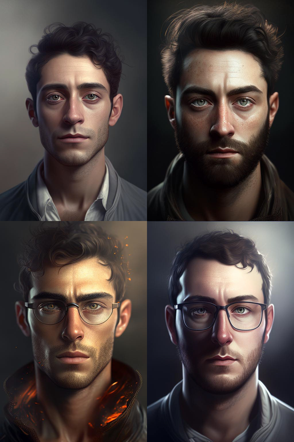 Portrait, Optix Render