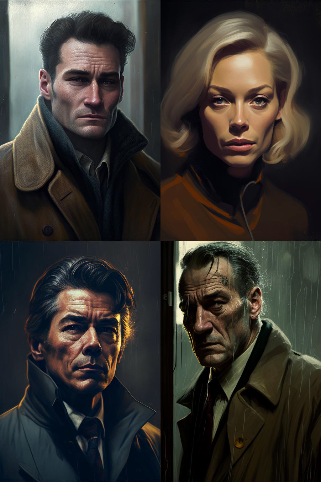 portrait, Crime thriller