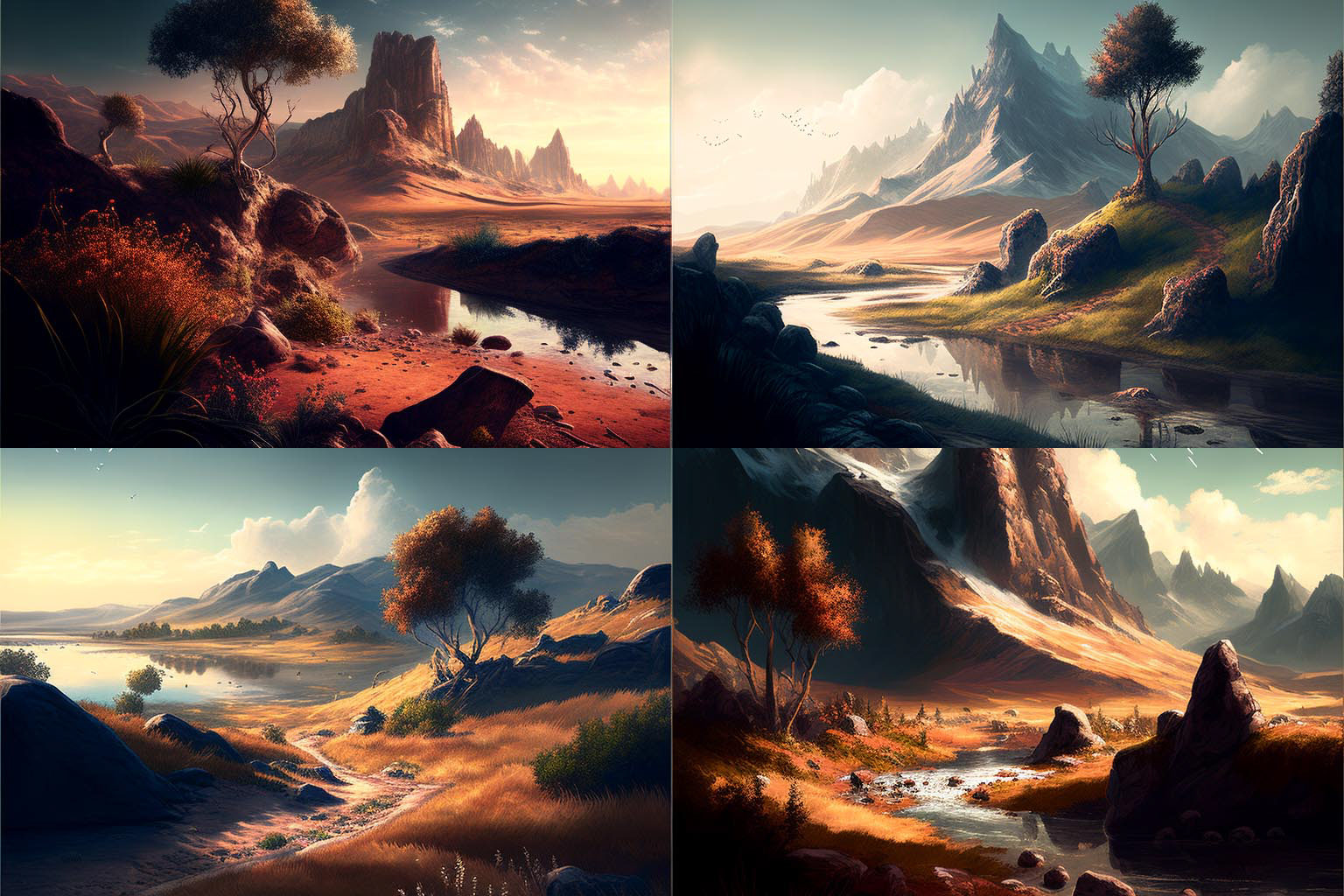 landscape, detailed
