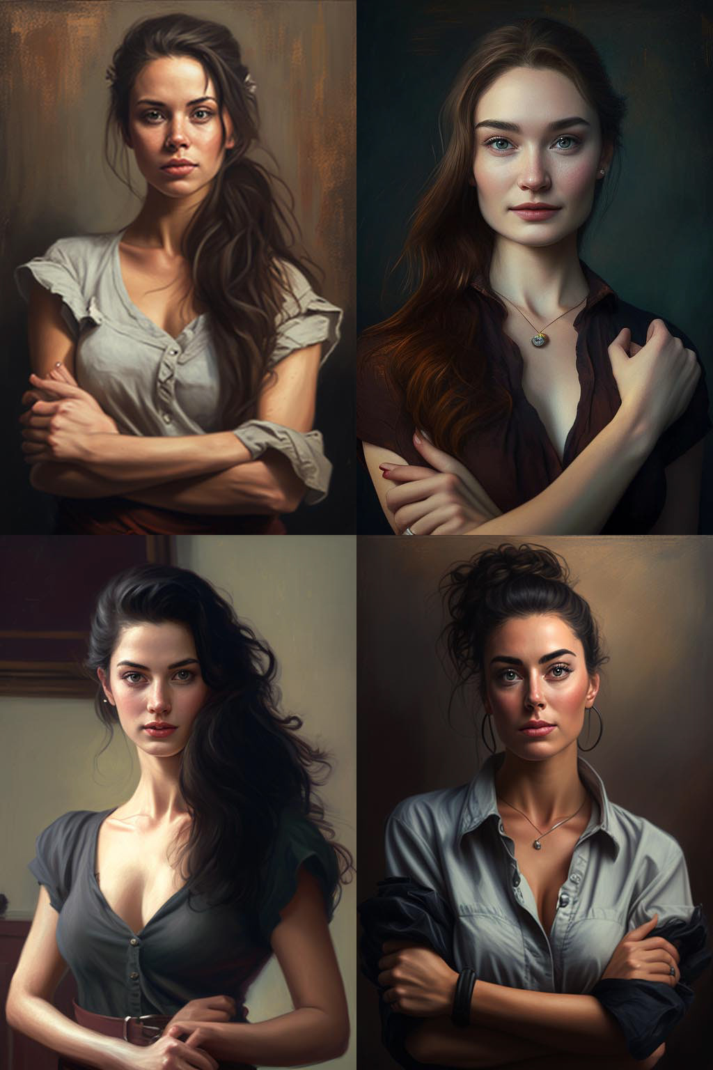 Portrait, Portrait, Hands On Waist Pose