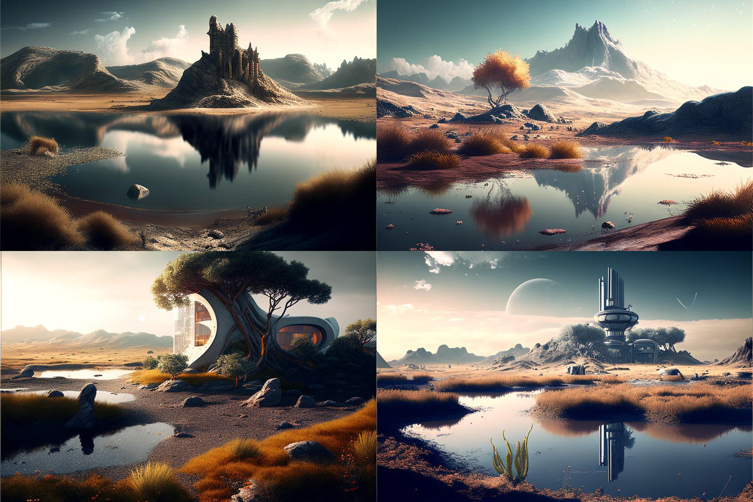 landscape, Silicon Render