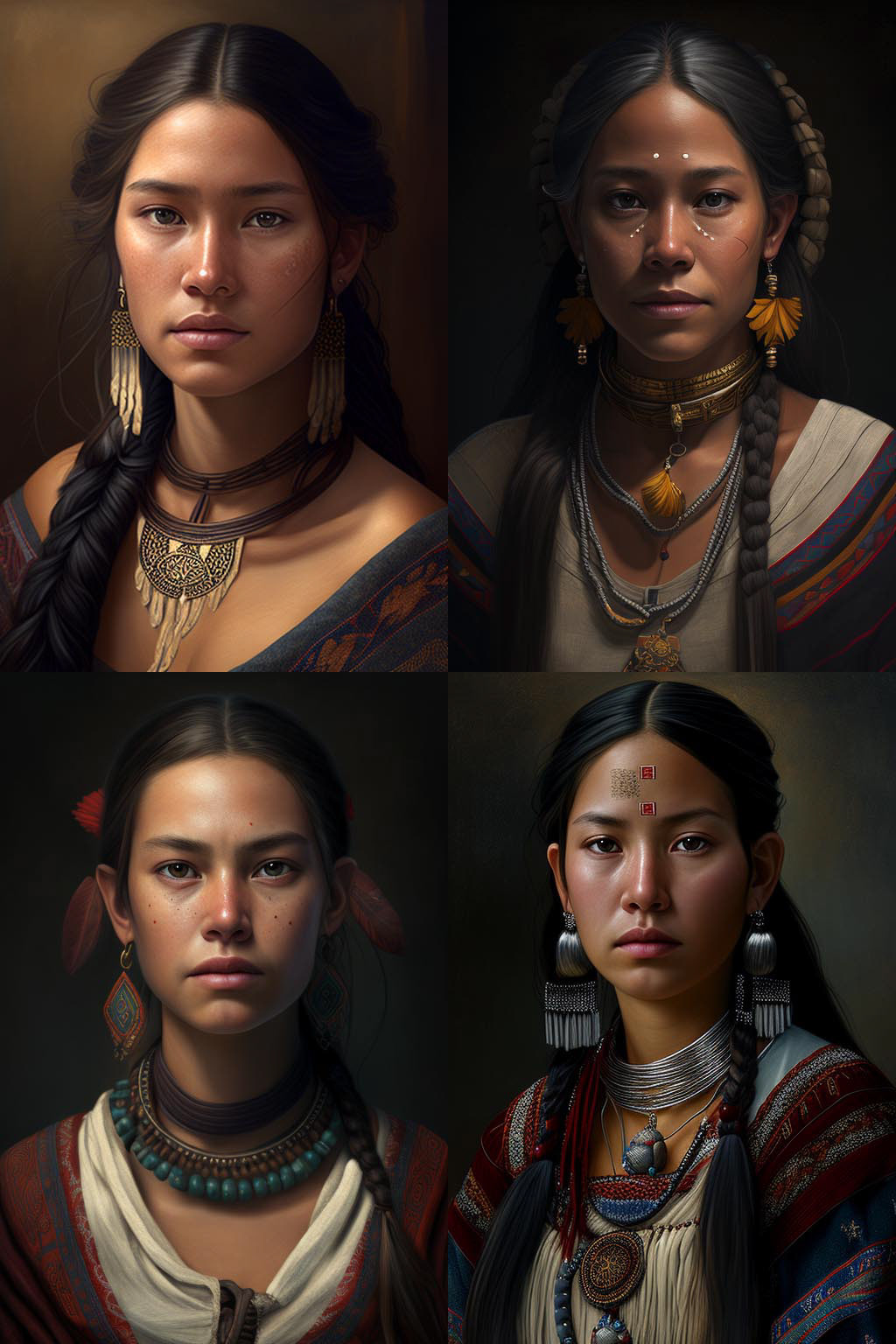 portrait, mesoamerican