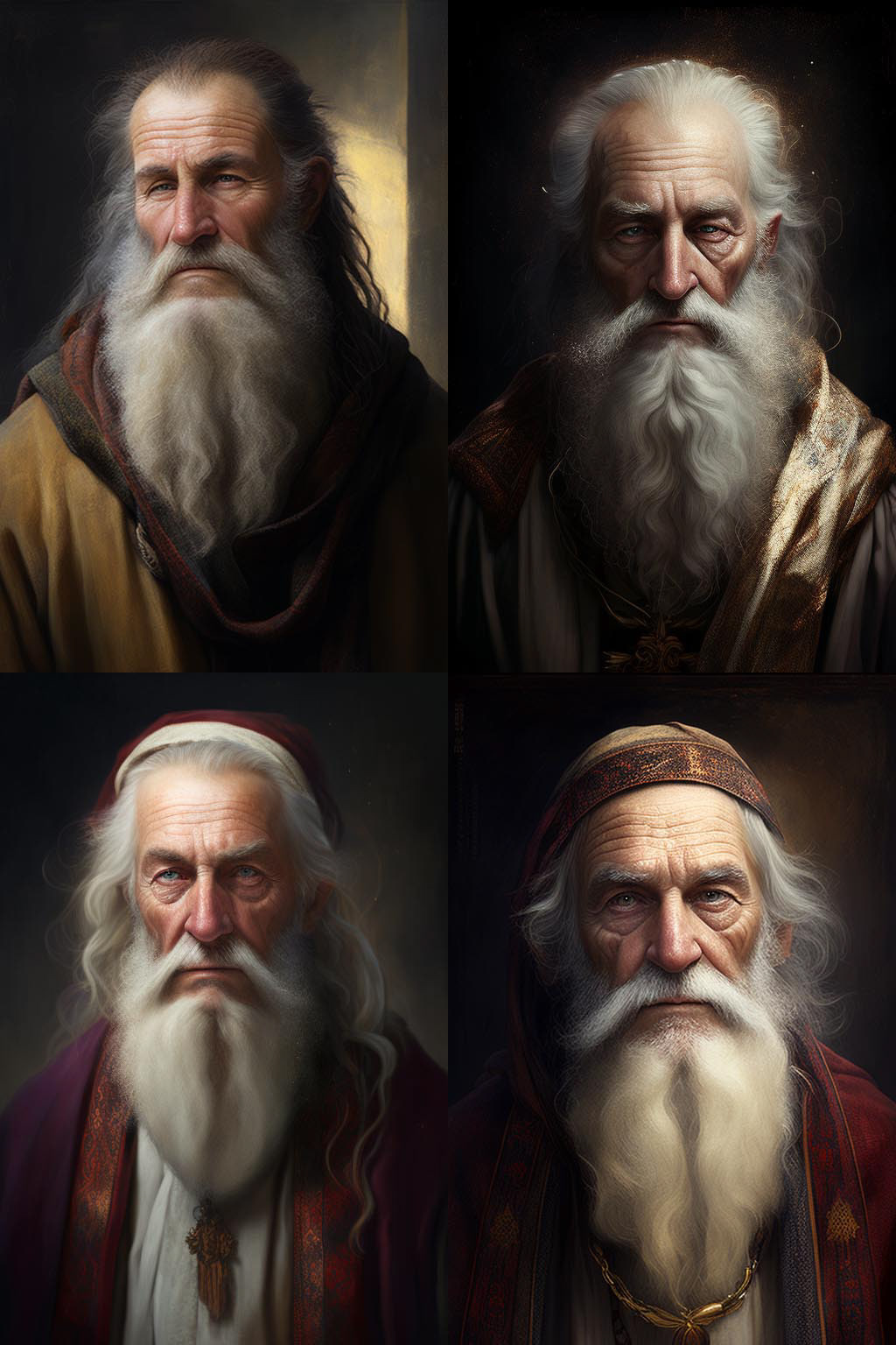 Portrait, christian holy man