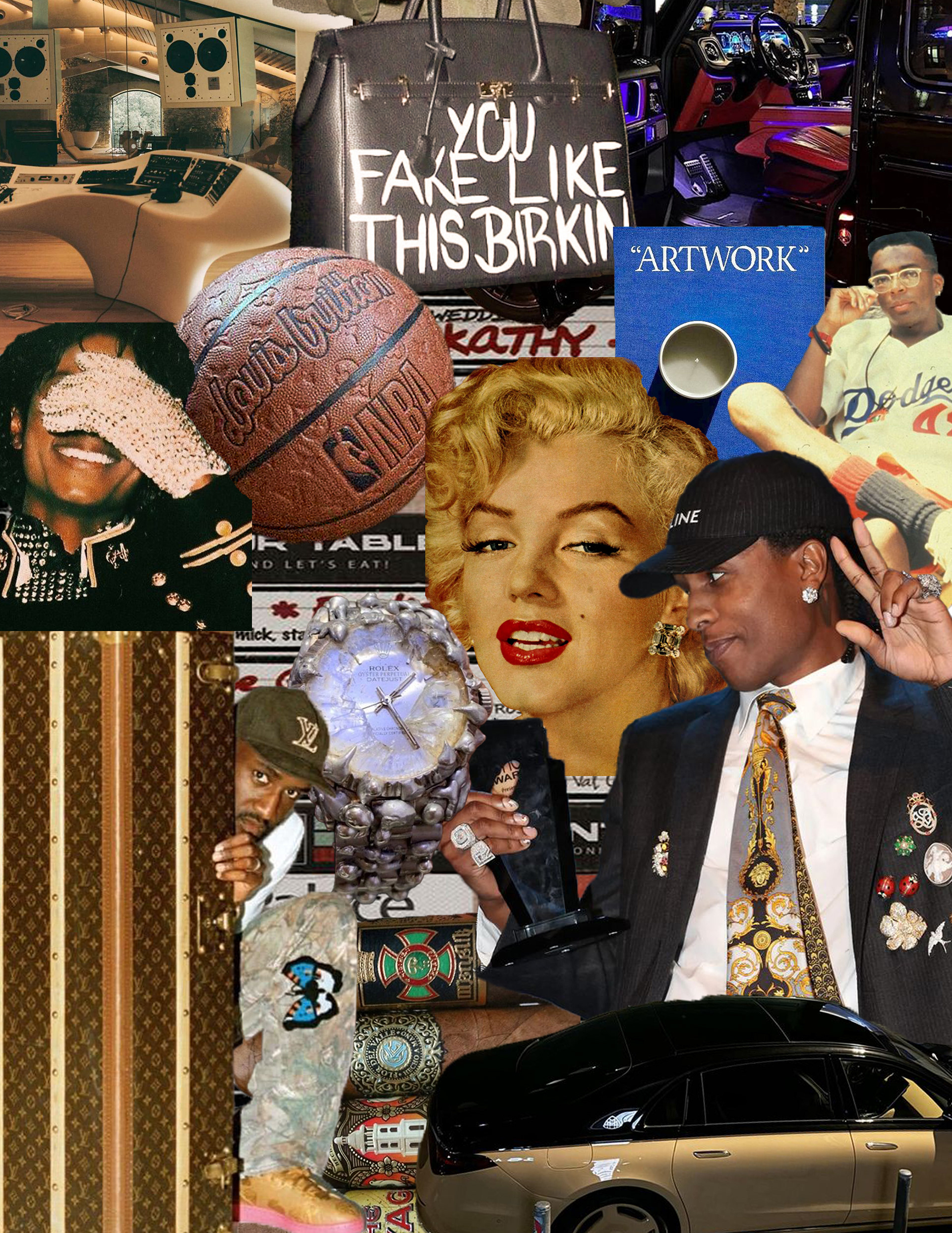 Title: Ornate Disruption; A take on the streetwear take of traditionally luxurious goods. 