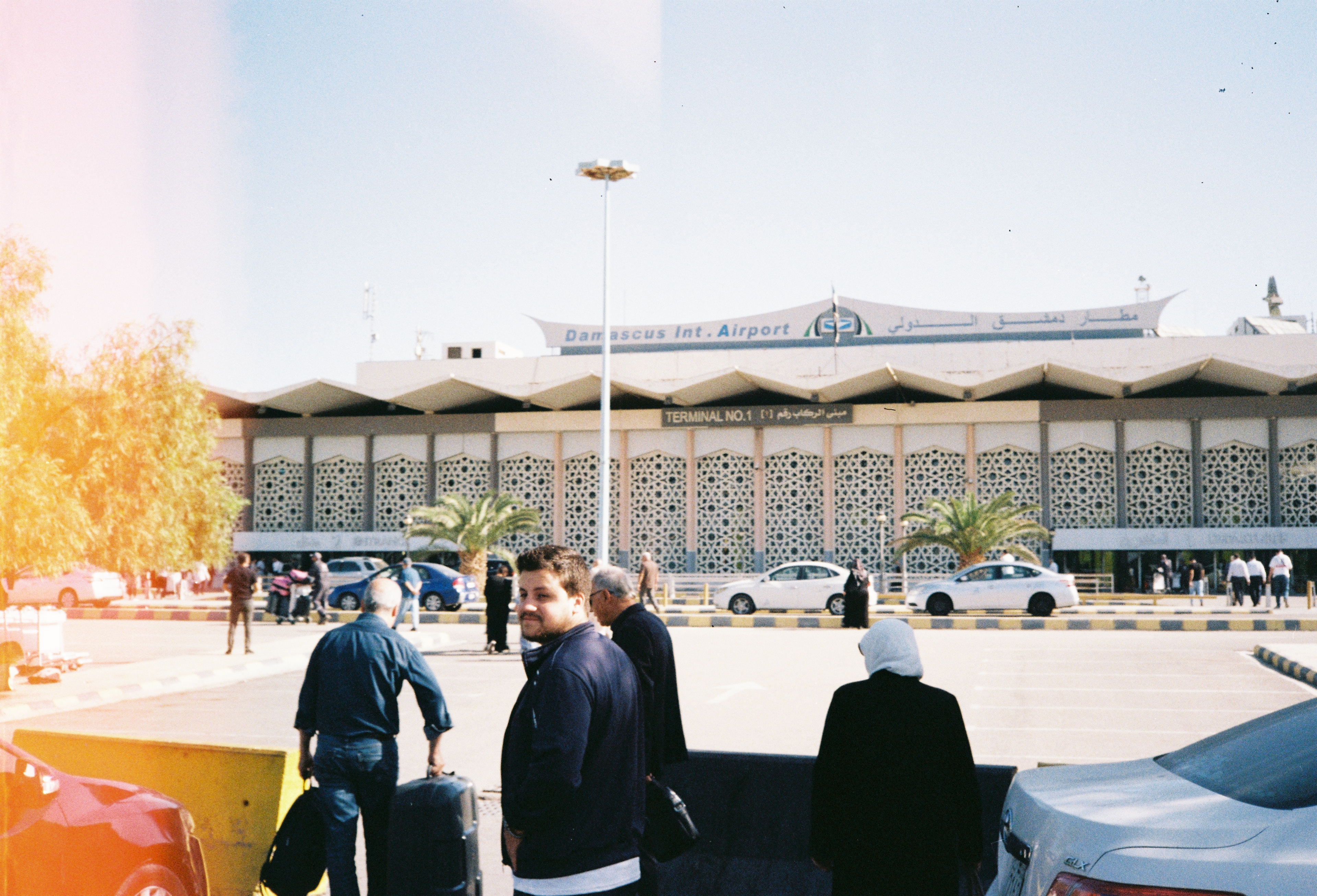 Farewell at the airport