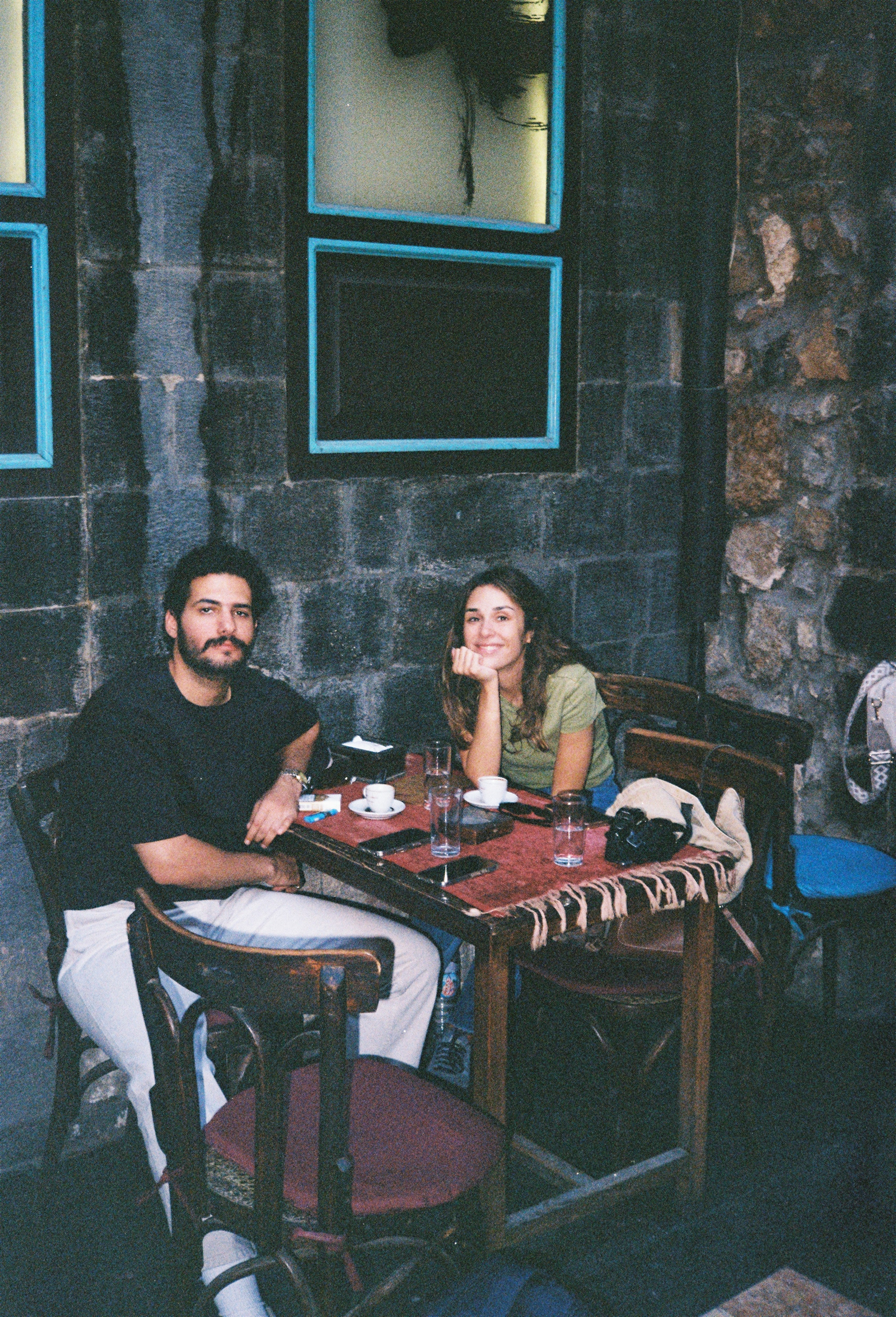 Alaa and Celine, two friends I met in Istanbul who crossed my path again in Damascus