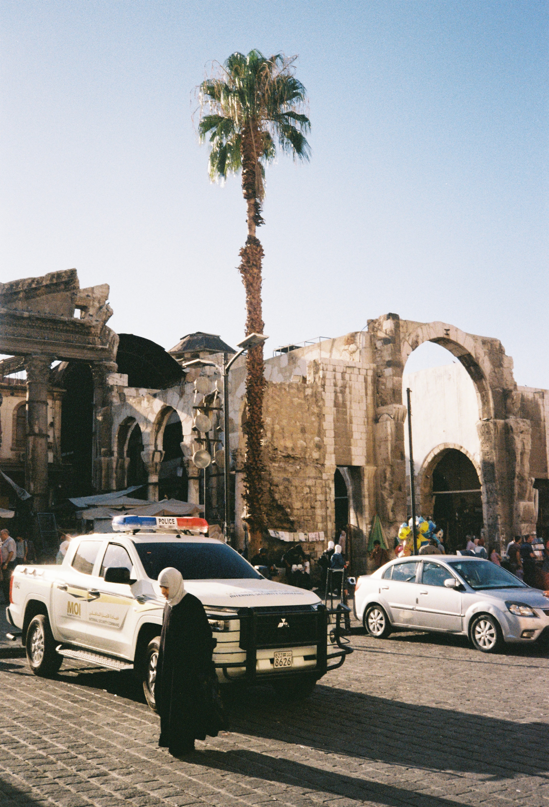 One of the entrances to Al-Hamidiye Souq