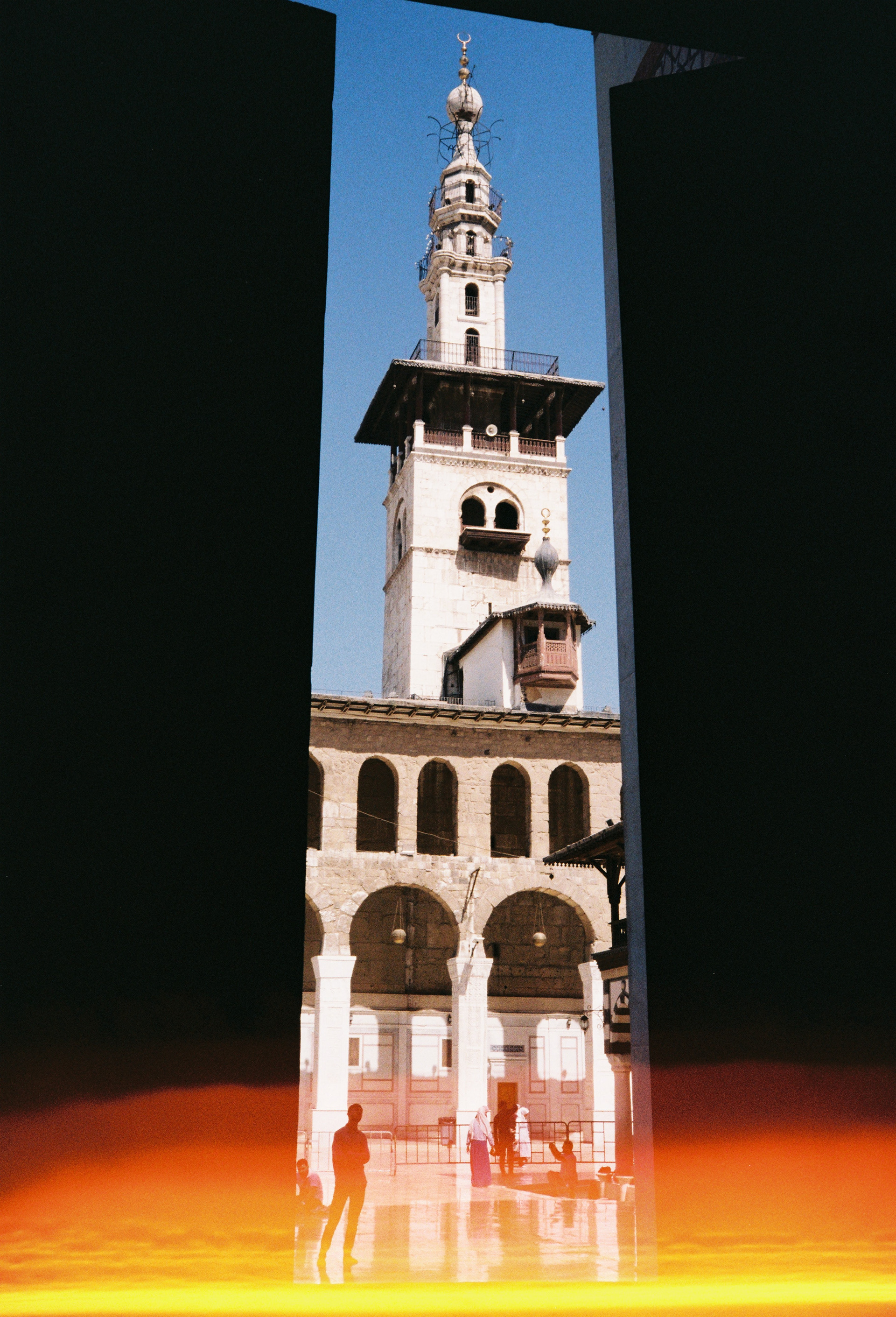 The minaret we climbed with the mosque's management's permission