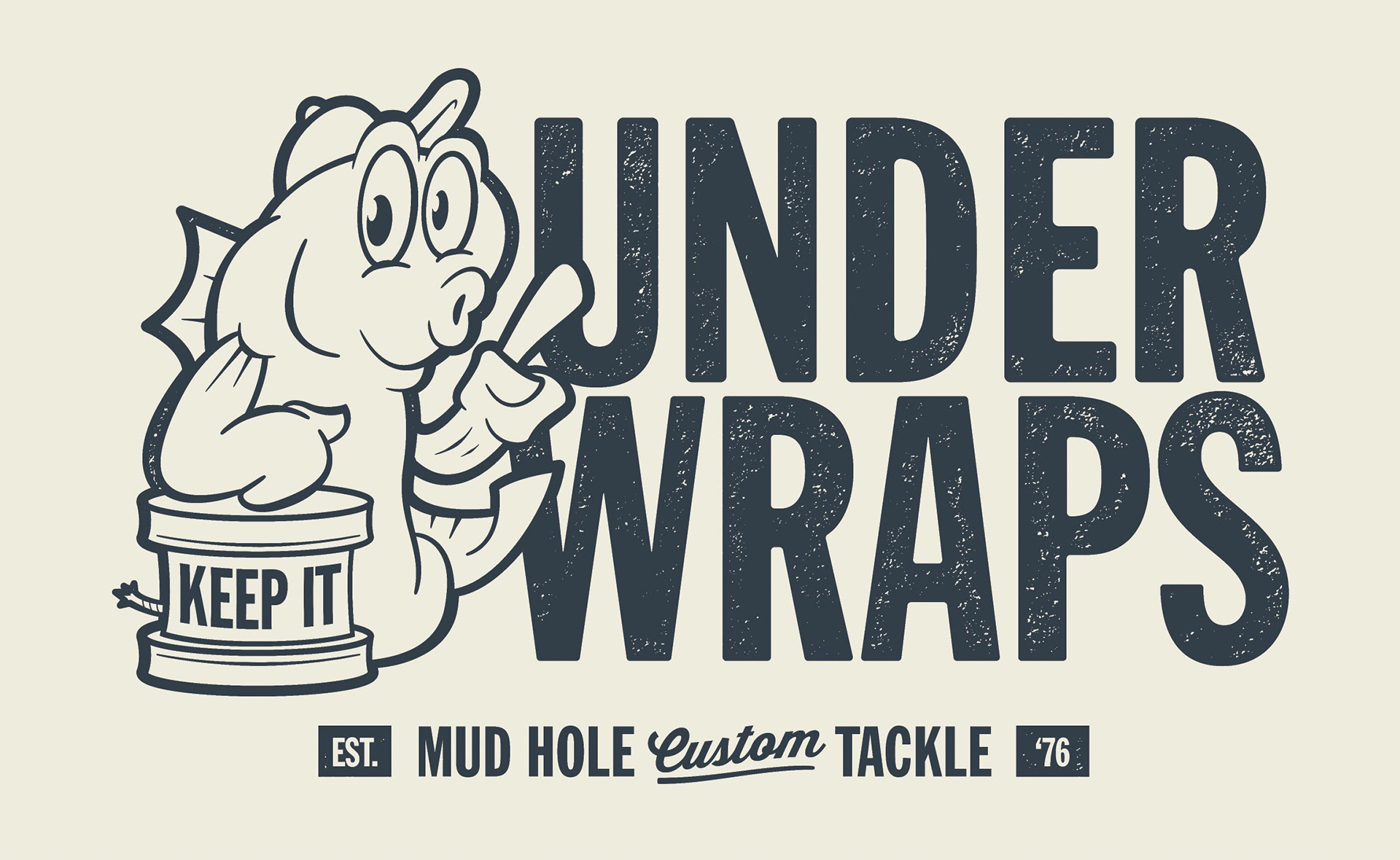 T-Shirt Design for Mud Hole Custom Tackle