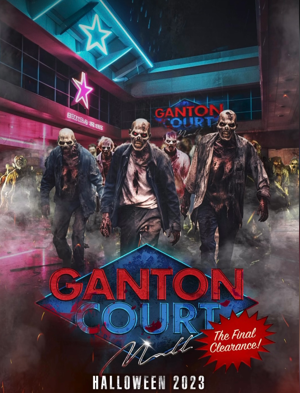 Halloween 2023 Social Media Poster For Cirque Le Soir (London) Version 2