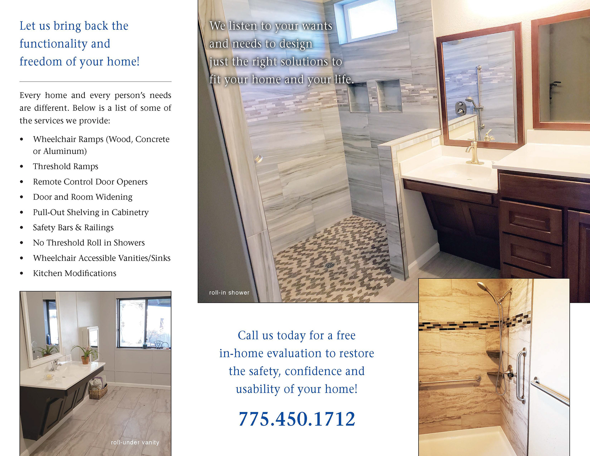 Construction Company Tri-Fold Interior