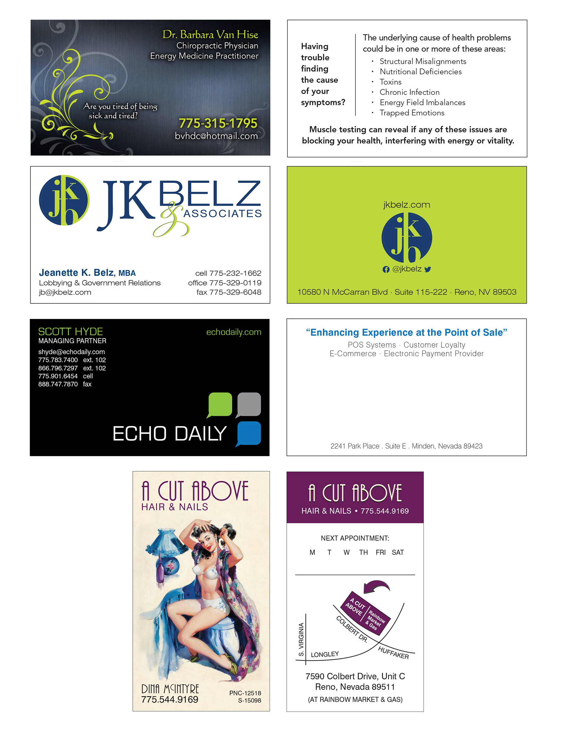 Standard Size Business Cards