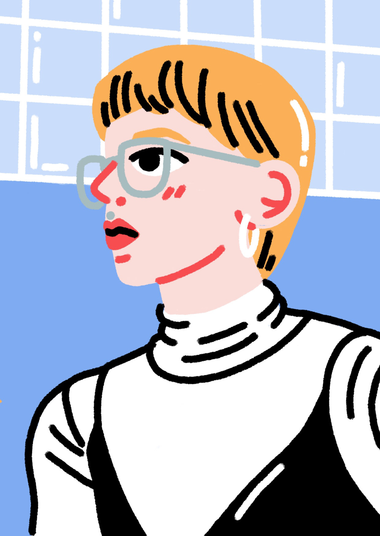 Portrait of my friend Lale