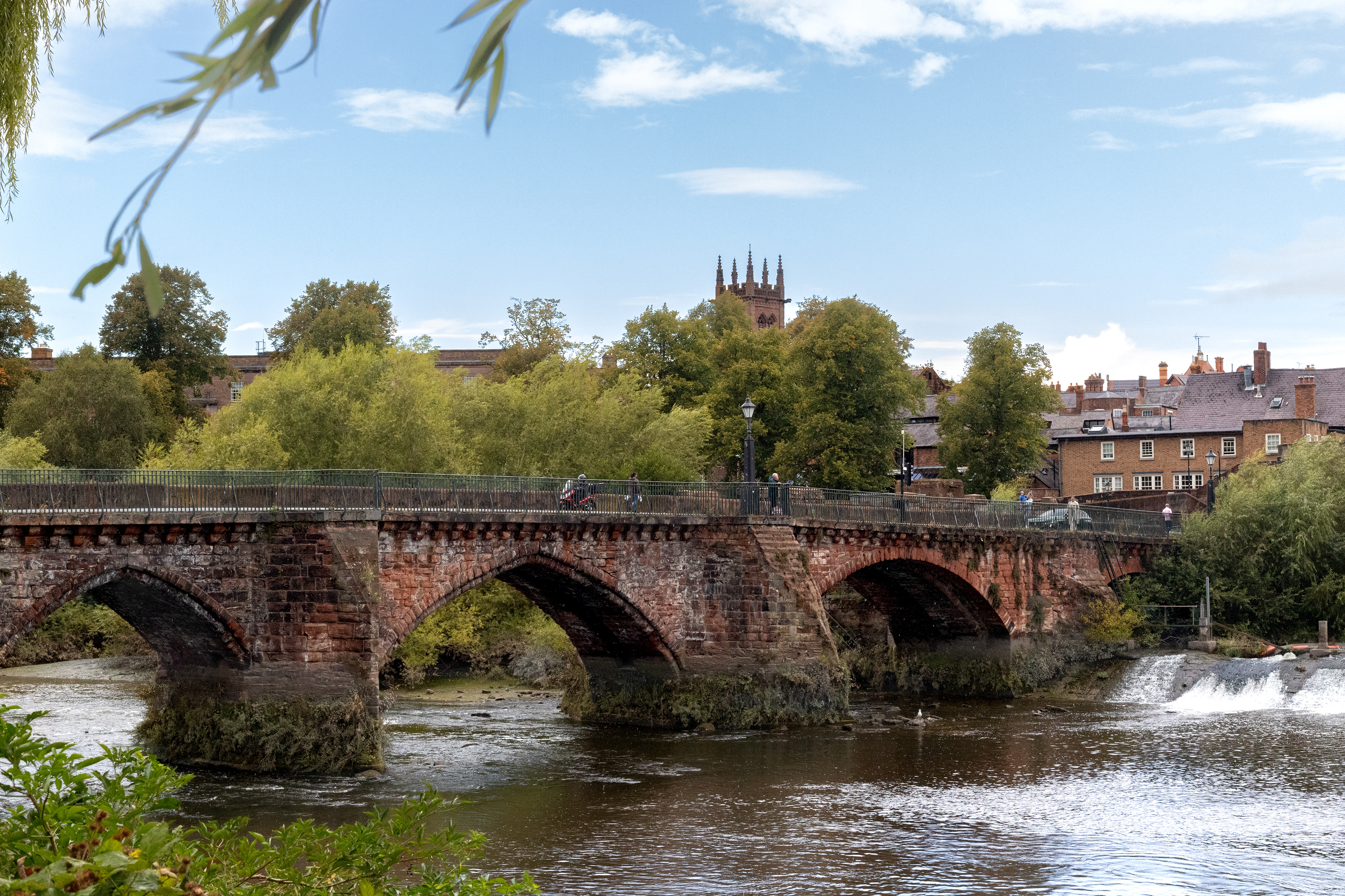 Chester from across the river
