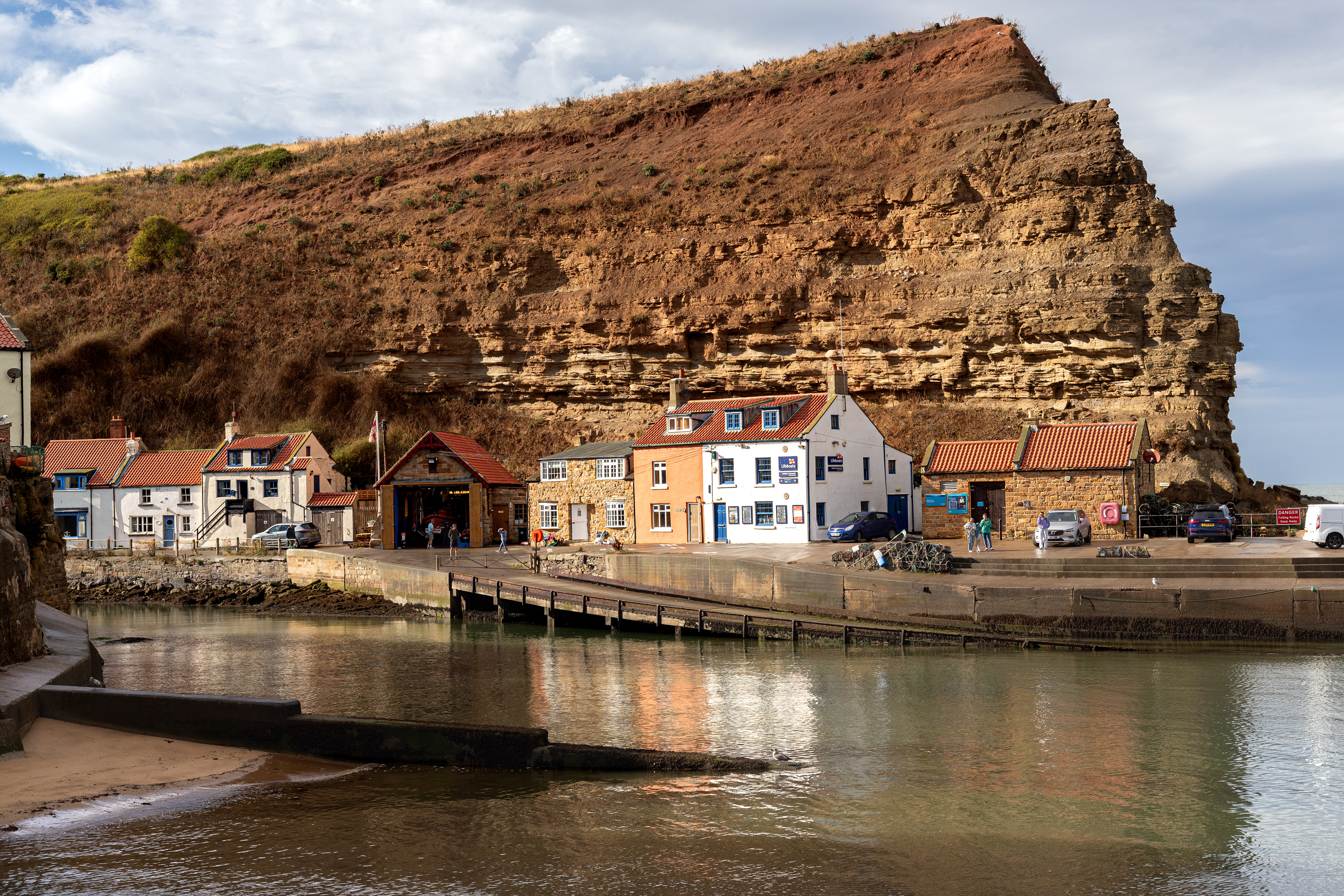 Staithes from the harbor