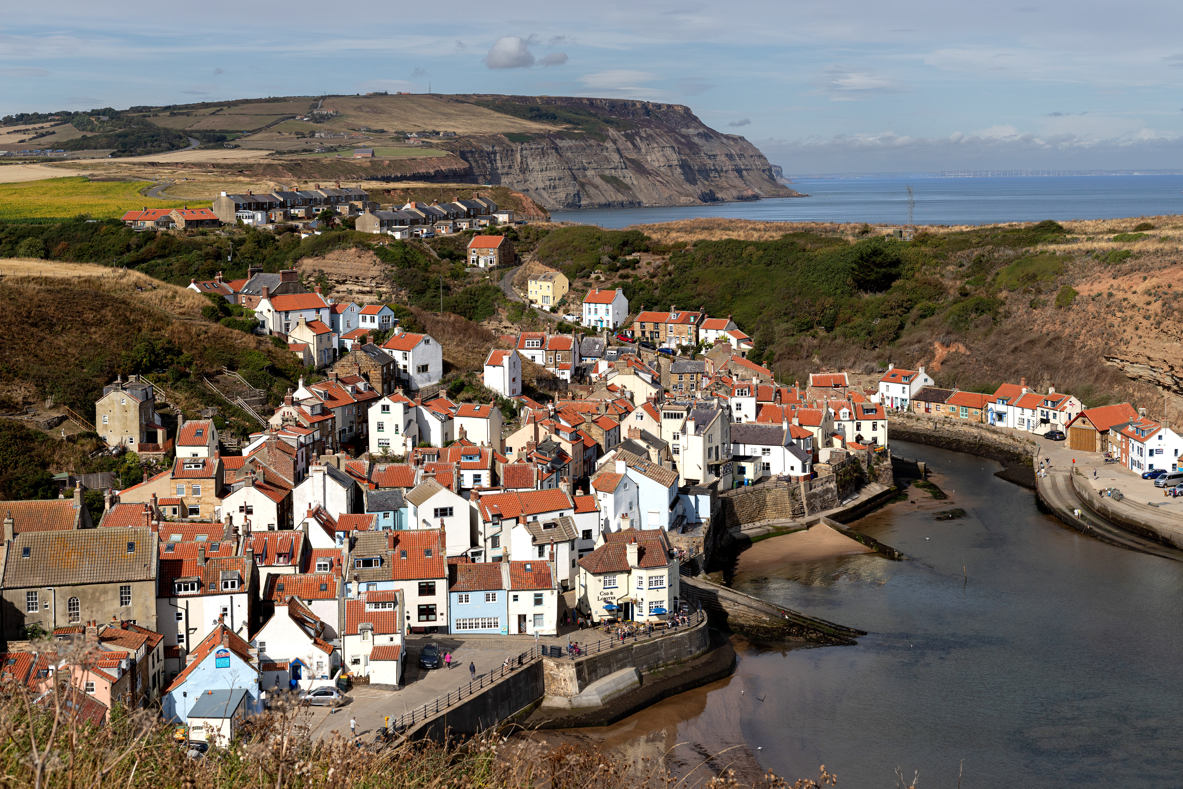 Staithes from the south nab