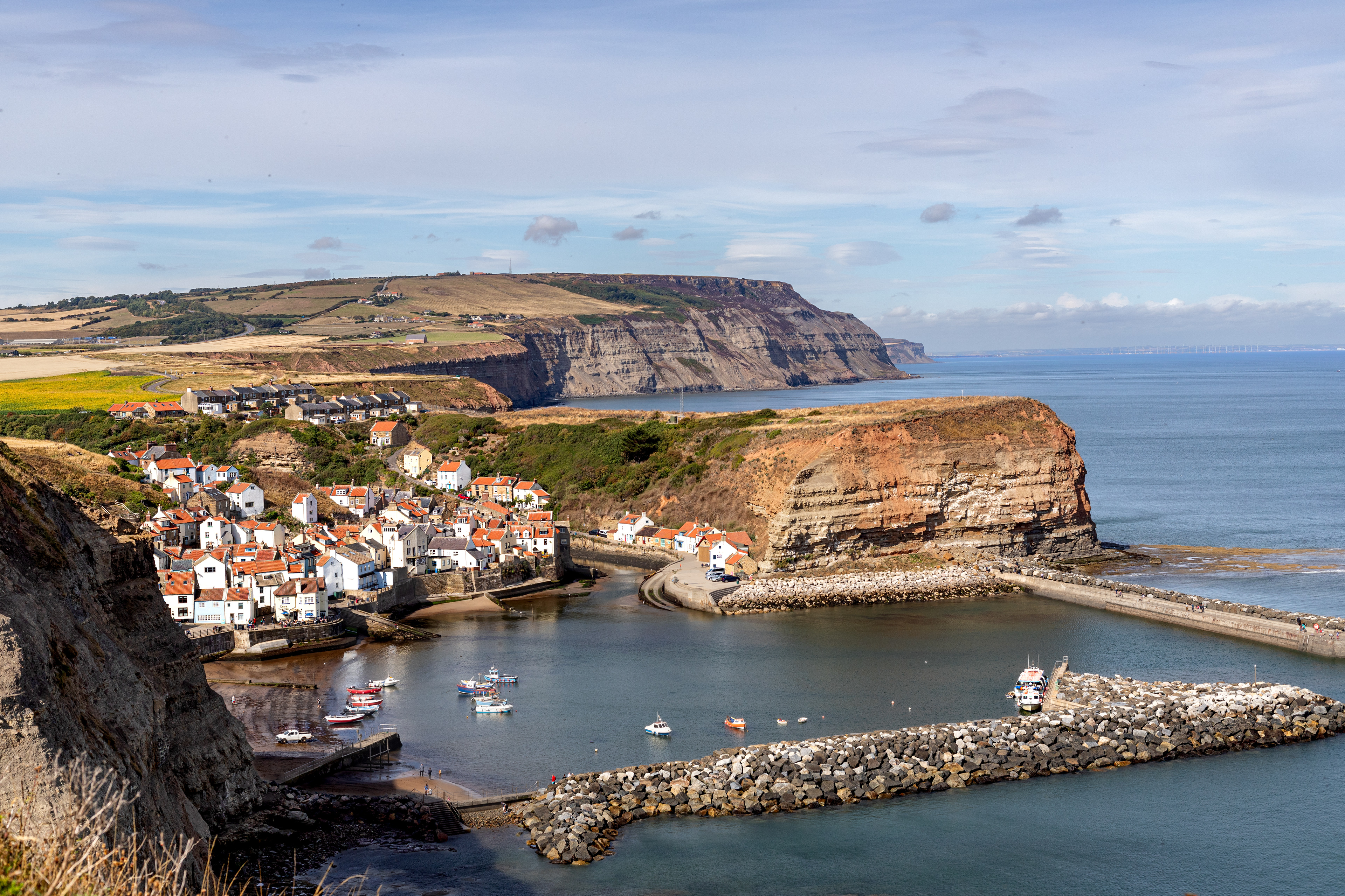 Staithes from the south nab
