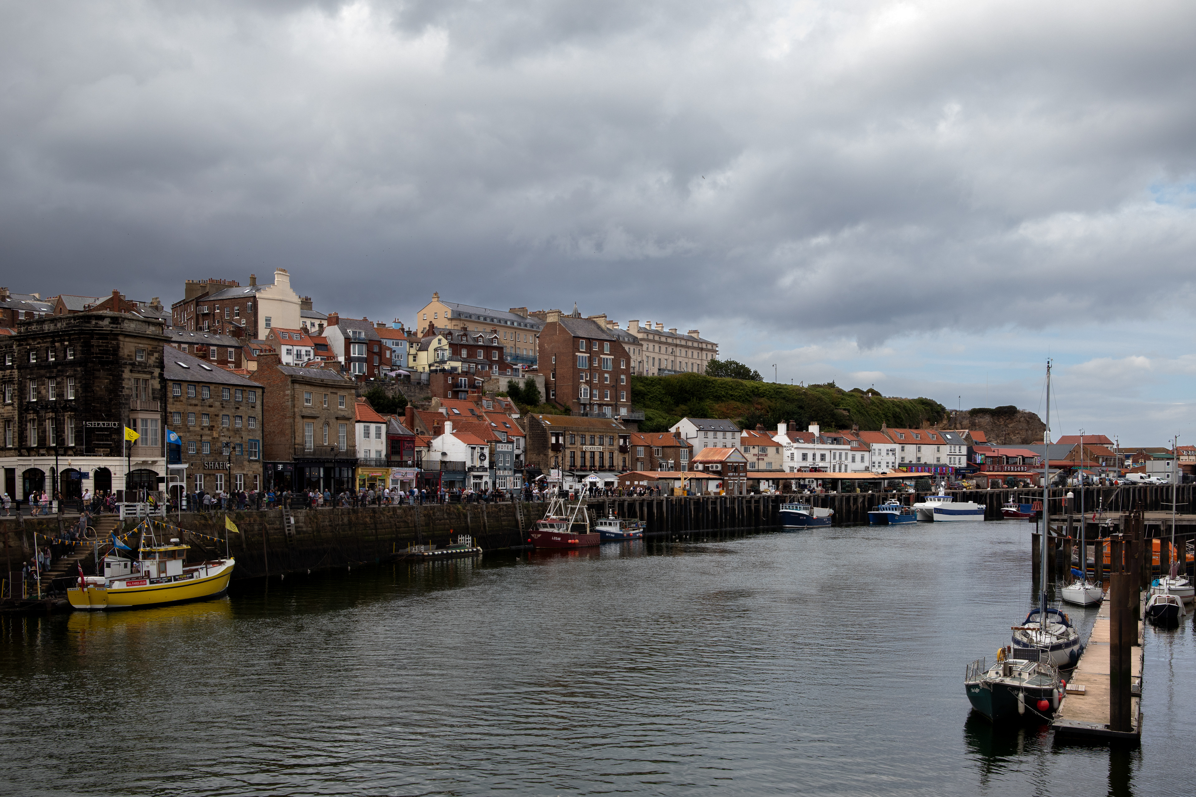 Town of Whitby along the River Esk