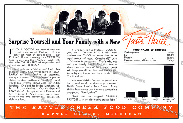 FOOD-93 Battle Creek Sanitarium