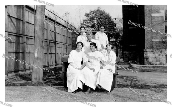TO-58 Backside of Open-Air Gym fence at Battle Creek Sanitarium