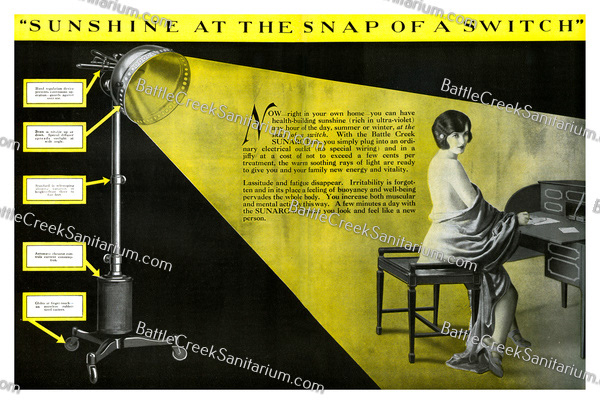 TI-225 Light Therapy at Battle Creek Sanitarium