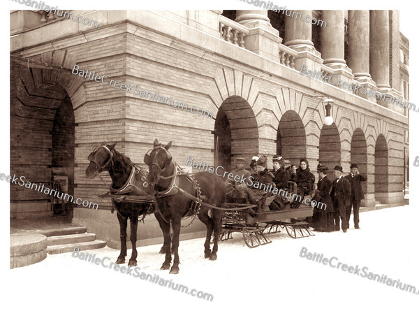 TO-77 Open-air riding at Battle Creek Sanitarium