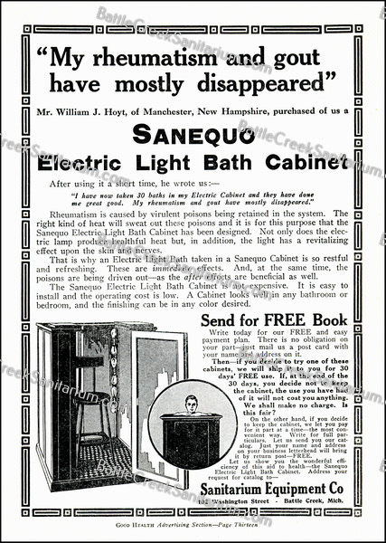 TI-280 Light Baths Battle Creek Sanitarium