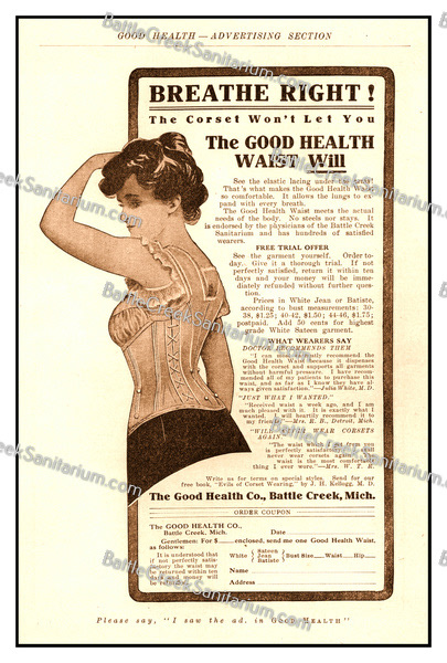 Misc-40 Dress reform Battle Creek Sanitarium