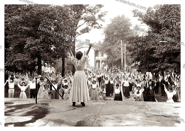 TO-25 Open-air exercises at Battle Creek Sanitarium
