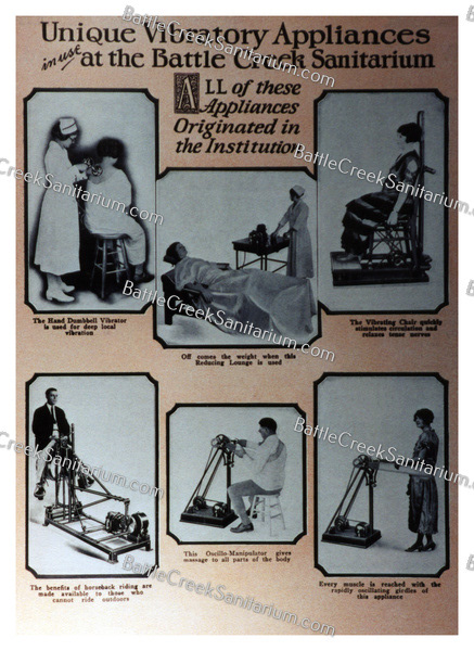 TI-140 Vibro-therapy at Battle Creek Sanitarium