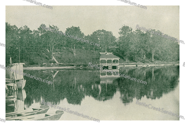 TO-10 Battle Creek Sanitarium resort at Lake Goguac