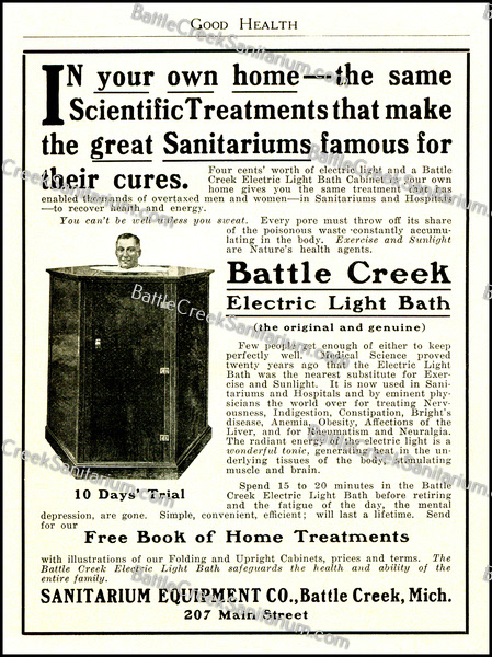 TI-279 Light Baths Battle Creek Sanitarium