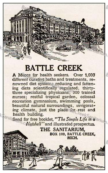 MM-45 Battle Creek Sanitarium, 3 stars, 1097 x 1751px, 3.7 x 5.8in, 300dpi, 1.7mb