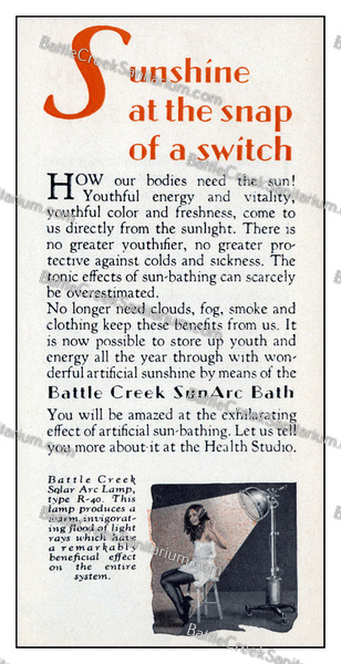 TI-204 Light Therapy at Battle Creek Sanitarium