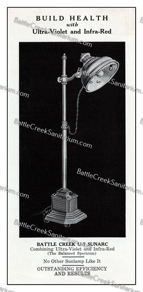 TI-206 Light Therapy at Battle Creek Sanitarium