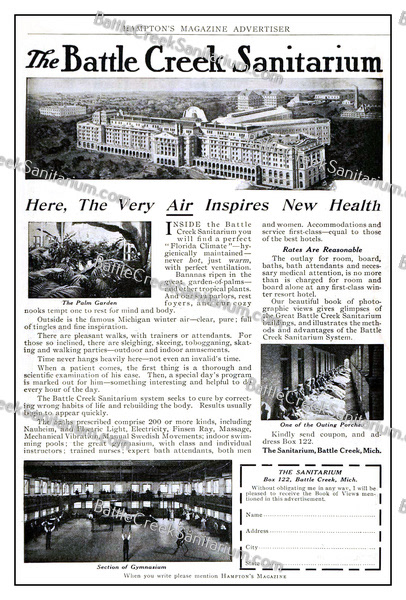 MM-30 Battle Creek Sanitarium, 3 stars, 1084 x 1599px , 7.2 x 10.6in, 300dpi, 1.5mb