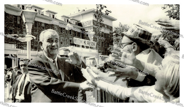 FAM-111 Lyndon B. Johnson at Battle Creek Sanitarium