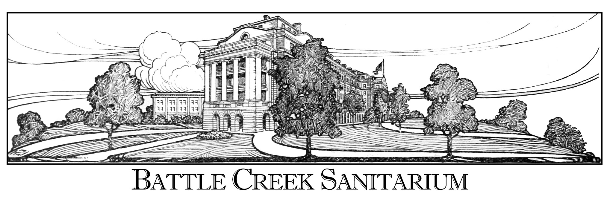 Royalty-Free Stock Images of The Battle Creek Sanitarium