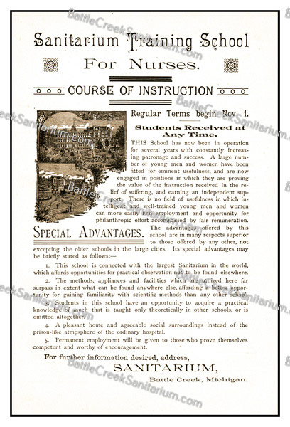 Misc-52 Battle Creek Sanitarium Education