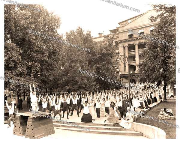 TO-30 Open-air exercises at Battle Creek Sanitarium