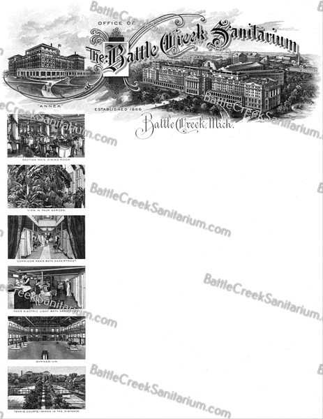 MM-17 Battle Creek Sanitarium, 5 stars, 2550 x 3300px, 8.5 x 11in, 300dpi, 4mb